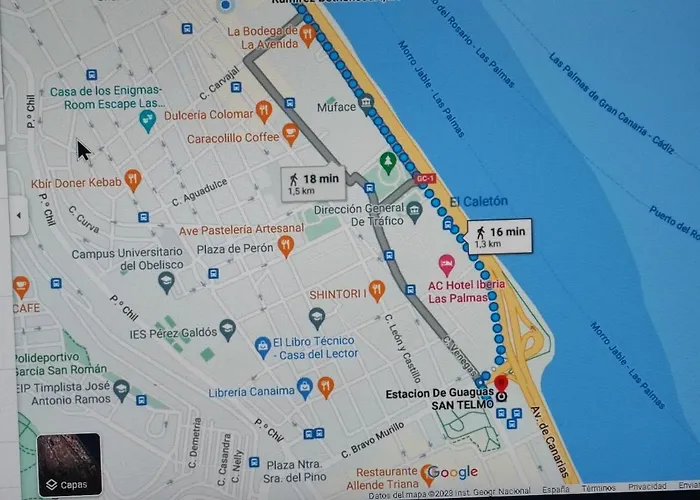 Nice Room-terrace- Private Toilete-closer Sport Pier-optical Fiber 1 Gb Pensionat Las Palmas de Gran Canaria